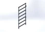 7 Rung Single-Width Folding Frame — part 9492-06