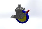 200 mm (8-Inch) Scaffold Caster — part 9600
