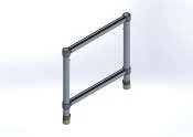 Single-Width Guardrail Frame — part 99126